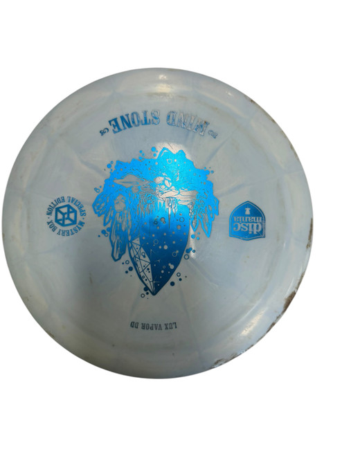 Vist Large View of Product Image Which is Used Discmania LUX VAPOR Disc Golf Driver Royal Blue