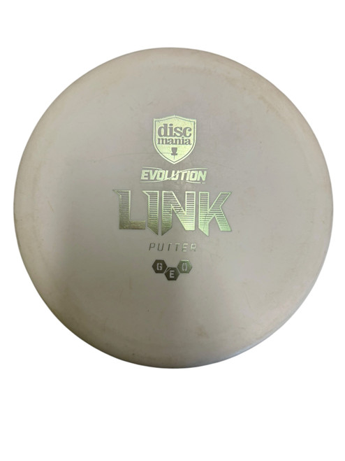 Vist Large View of Product Image Which is Used Discmania EVOLUTION LINK Disc Golf Putter White