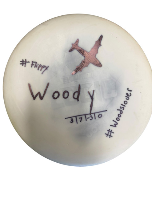 Vist Large View of Product Image Which is Used Discmania EVOLUTION LOGIC Disc Golf Putter White