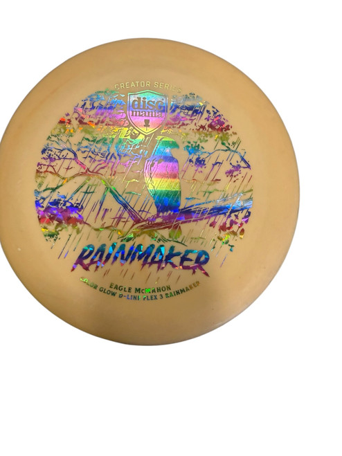Vist Large View of Product Image Which is Used Discmania RAINMAKER Disc Golf Putter Orange