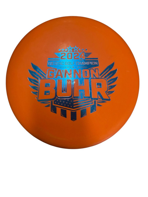 Vist Large View of Product Image Which is Used Discmania GANNON BUHR Disc Golf Putter Orange