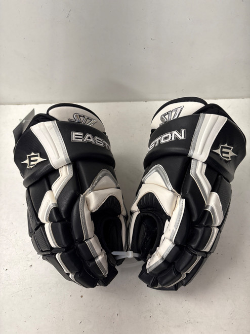Vist Large View of Product Image Which is Used Easton STEALTH S17 Intermediate Gloves Black And White 13"