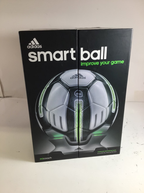 Vist Large View of Product Image Which is Lightly Used Adidas MICOACH SMART BALL All Size Soccer Ball White 5