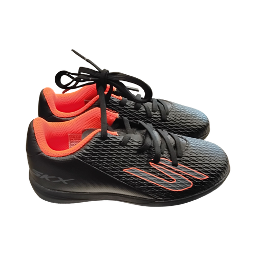 Vist Large View of Product Image Which is Used Sketchers SKX Soccer Indoor Shoes Black Youth 12.0