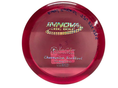Vist Large View of Product Image Which is Used Innova Champion TeeBird Disc Golf Driver