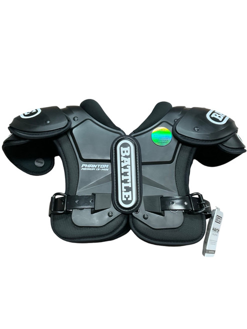 Vist Large View of Product Image Which is Used Battle Sports PHANTOM FB Shoulder Pads Black MD