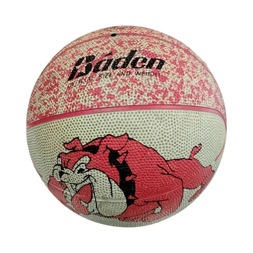 Vist Large View of Product Image Which is Used Baden Basketball Adult Outdoor White And Red 29 1/2"