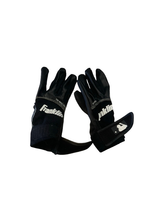 Vist Large View of Product Image Which is Franklin, BB/SB, Batting, Gloves, Black, XS