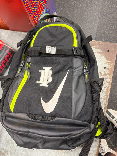 Vist Large View of Product Image Which is Used Nike BSBL BACKPACK BB/SB Player Backpack Black