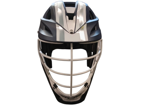 Vist Large View of Product Image Which is Used Cascade S Lacrosse Helmet Navy Blue One Size