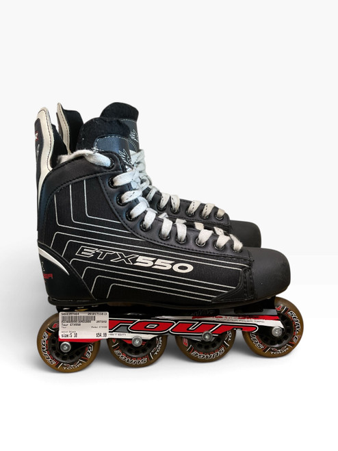 Vist Large View of Product Image Which is Used Tour ETX550 Senior Rec Fitness Skates Black Senior 10