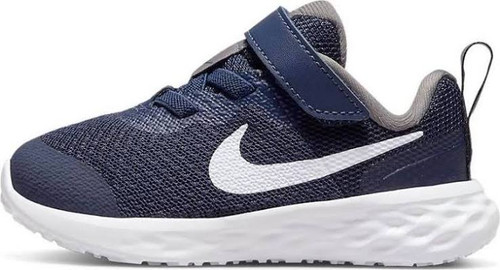 Vist Large View of Product Image Which is Used Nike REVOLUTION 6 Soccer Indoor Shoes Navy Blue Junior 01