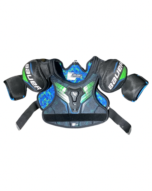 Vist Large View of Product Image Which is Used Bauer X Youth Shoulder Pads LG