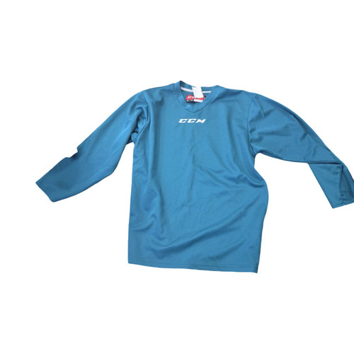 Vist Large View of Product Image Which is Used CCM Hockey Practice Jersey Carolina Blue LG
