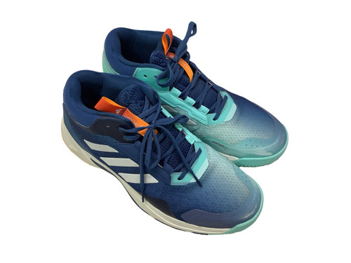 Vist Large View of Product Image Which is Used Adidas CRAZYFLIGHT Basketball Shoes M Carolina Blue And White Senior 9