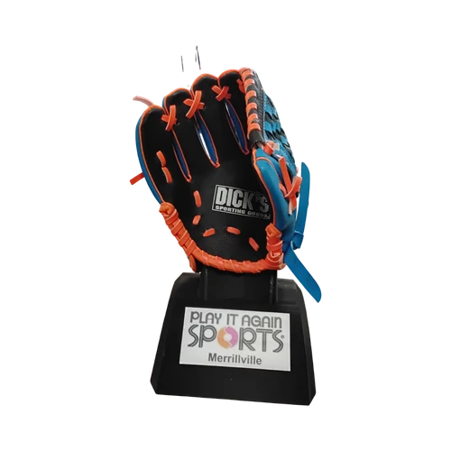 Vist Large View of Product Image Which is Used Dsg BB/SB Glove LH Throw Royal Blue 8"