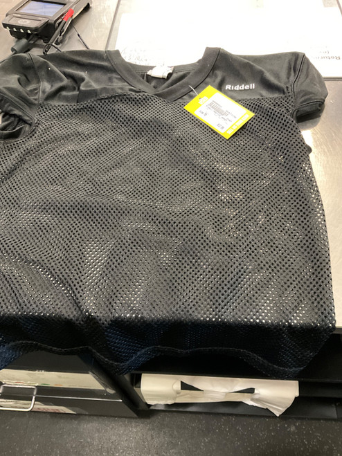 Vist Large View of Product Image Which is Used Riddell PRACTICE JERSEY FB Top Youth Black MD