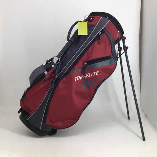 Vist Large View of Product Image Which is Used Top Flite XL 5 WAY STAND BAG Mens Stand Bag Red