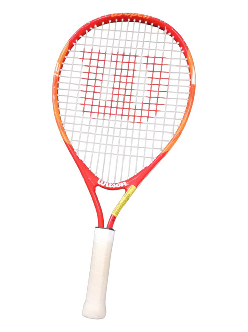 Vist Large View of Product Image Which is Used Wilson US OPEN 21 Junior Tennis Racquet Red 21"