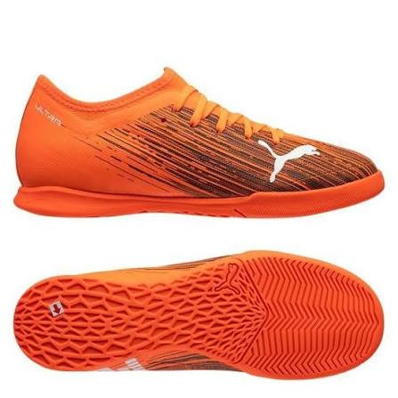 Vist Large View of Product Image Which is Used Puma ULTRA 3.1 IT Soccer Indoor Shoes Orange Senior 10