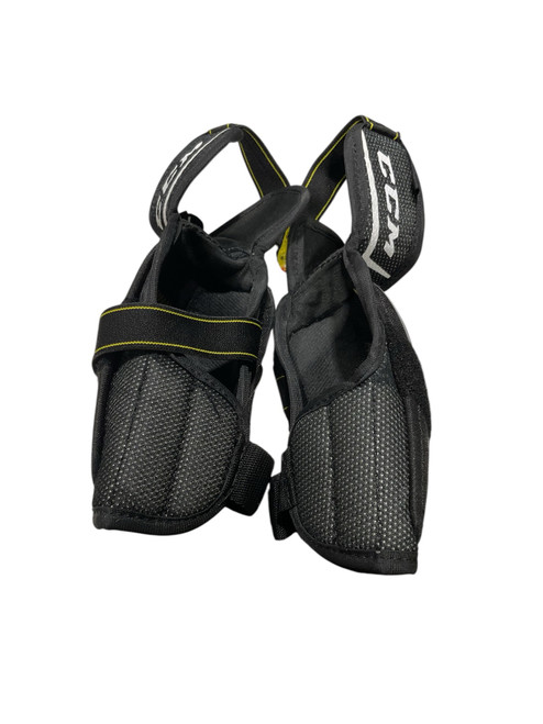 Vist Large View of Product Image Which is Used CCM TACKS 9550 Junior Elbow Pads LG