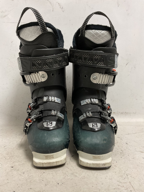 Vist Large View of Product Image Which is Used Salomon QST ACCESS R80 Mens DH Ski Boot Black 265 MP - M08.5 - W09.5
