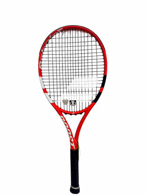 Vist Large View of Product Image Which is Used Babolat BOOST S Tennis Racquet Red 4 1/8"