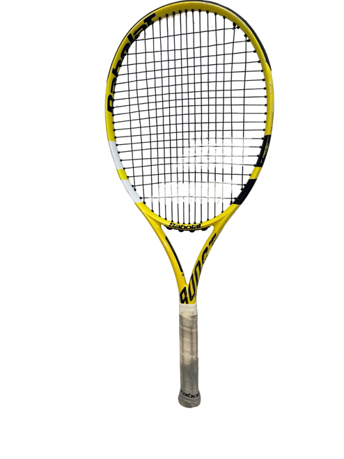 Vist Large View of Product Image Which is Used Babolat BOOST A Adult Tennis Racquet Yellow 102 sqin