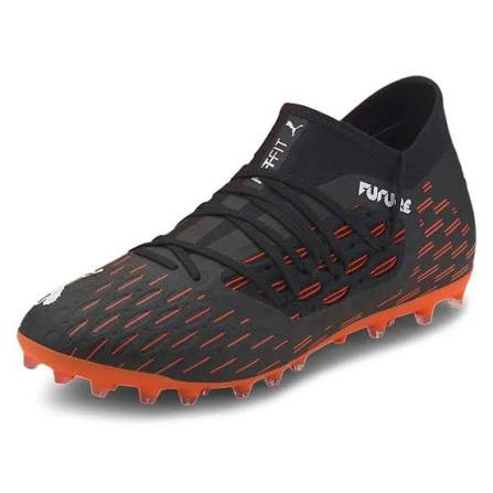 Vist Large View of Product Image Which is Used Puma FUTURE 6.3 NETFIT MG Soccer Turf Shoes Black Senior 10