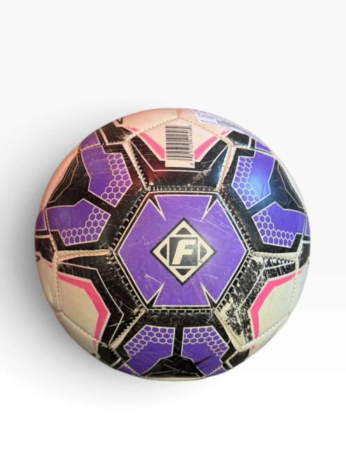 Vist Large View of Product Image Which is Used Franklin All Size Soccer Ball Purple 4