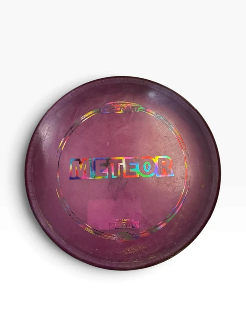 Vist Large View of Product Image Which is Used Discraft Z METEOR Disc Golf Mid Range Purple 178g