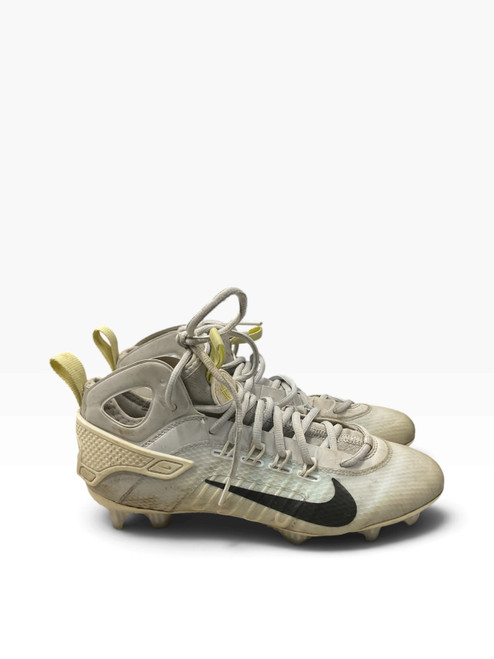 Vist Large View of Product Image Which is Used Nike LAX Cleats Mens White Senior 8