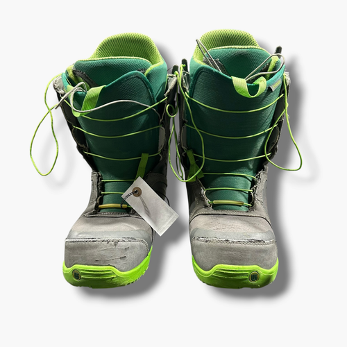 Vist Large View of Product Image Which is Used Burton IMPRINT 3 Mens Snowboard Boots Green Senior 10.5