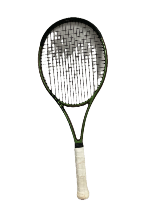 Vist Large View of Product Image Which is Used Wilson 104 BLADE V8 290G Adult Tennis Racquet Green 4 3/8"