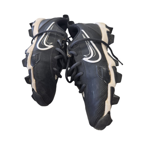 Vist Large View of Product Image Which is Used Nike NIKE TROUT SZ YTH13 BB/SB Cleats Black Junior 03.5