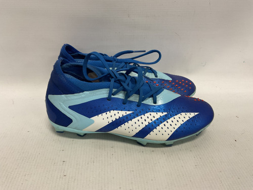 Vist Large View of Product Image Which is Used Adidas PREDATOR Soccer Indoor Shoes Navy Blue Senior 5