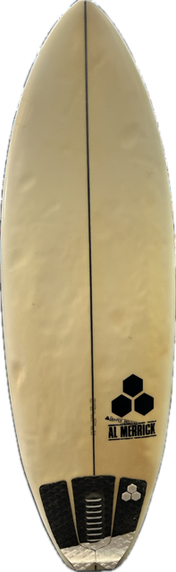 Vist Large View of Product Image Which is Used Al Merrick ULTRA JOE Surfboard White 5Ft 5I
