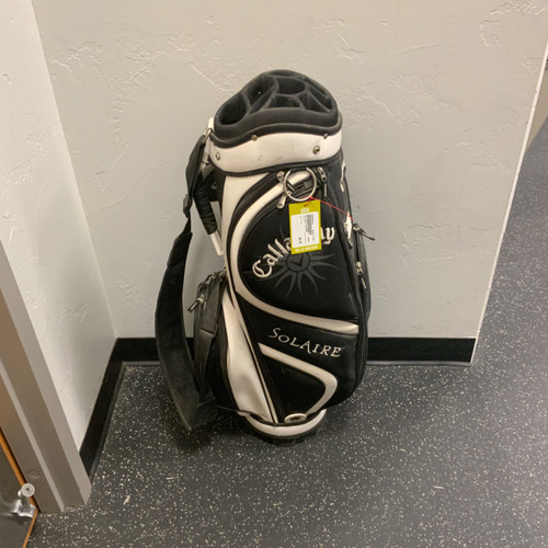Vist Large View of Product Image Which is Used Callaway SOLAIRE Womens Cart Bag Black