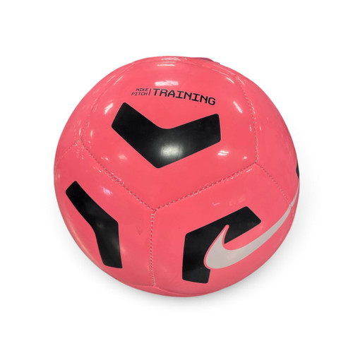 Vist Large View of Product Image Which is Used Nike Pitch Training All Size Soccer Ball Pink Size 3, ball view