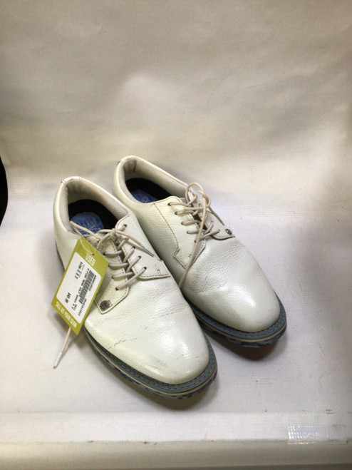 Vist Large View of Product Image Which is Used Mens Golf Shoes White Senior 9.5