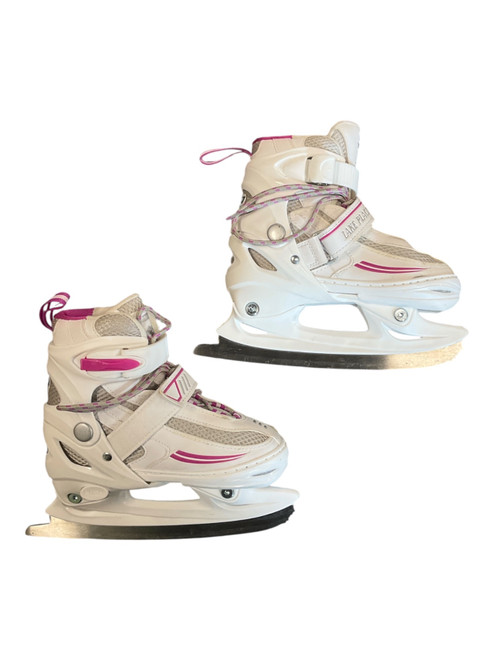 Vist Large View of Product Image Which is Used Lake Placid ADJUSTABLE Girls Softboot Skate None Adjustable