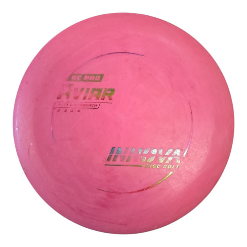 Vist Large View of Product Image Which is Used Innova KC PRO AVIAR Disc Golf Putter Pink 172g