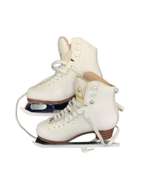 Vist Large View of Product Image Which is Used Jackson MYSTIQUE 1491 Girls Figure Skate White Junior 01.5