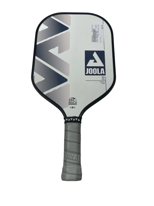 Vist Large View of Product Image Which is Used JOOLA SENECA ZONE Pickleball Racquet White