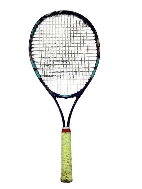 Vist Large View of Product Image Which is Used Babolat B-FLY 25 Adult Tennis Racquet Navy Blue 4 3/8"