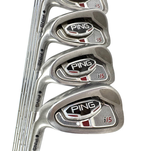 Vist Large View of Product Image Which is Used Ping I15 BLACK DOT Mens Iron Set LH 4I-PW