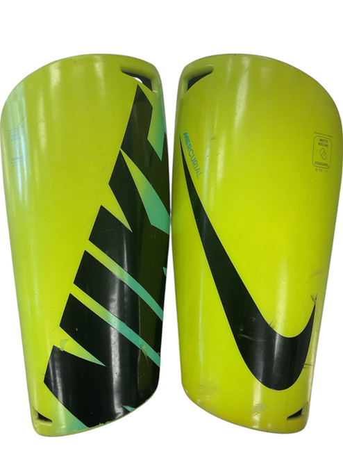 Vist Large View of Product Image Which is Used Nike Soccer Shin Guards Adult Yellow MD