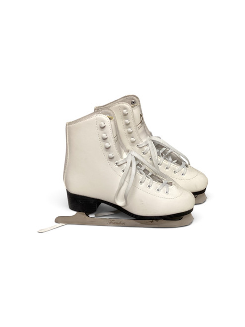Vist Large View of Product Image Which is Used American Athletic FIGURE SKATE WomensFigure Skate White Senior 9