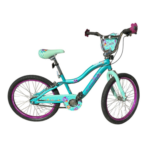 Vist Large View of Product Image Which is Used Schwinn DEELITE Cruiser Bike Girls Carolina Blue 20"