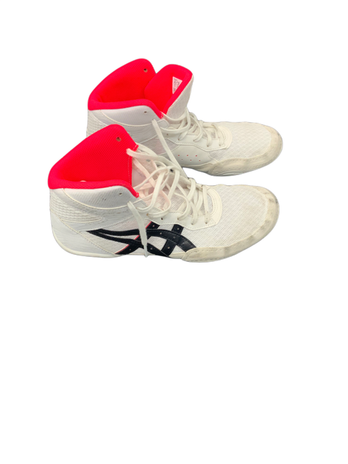 Vist Large View of Product Image Which is Used Asics Wrestling Shoes White Senior 7